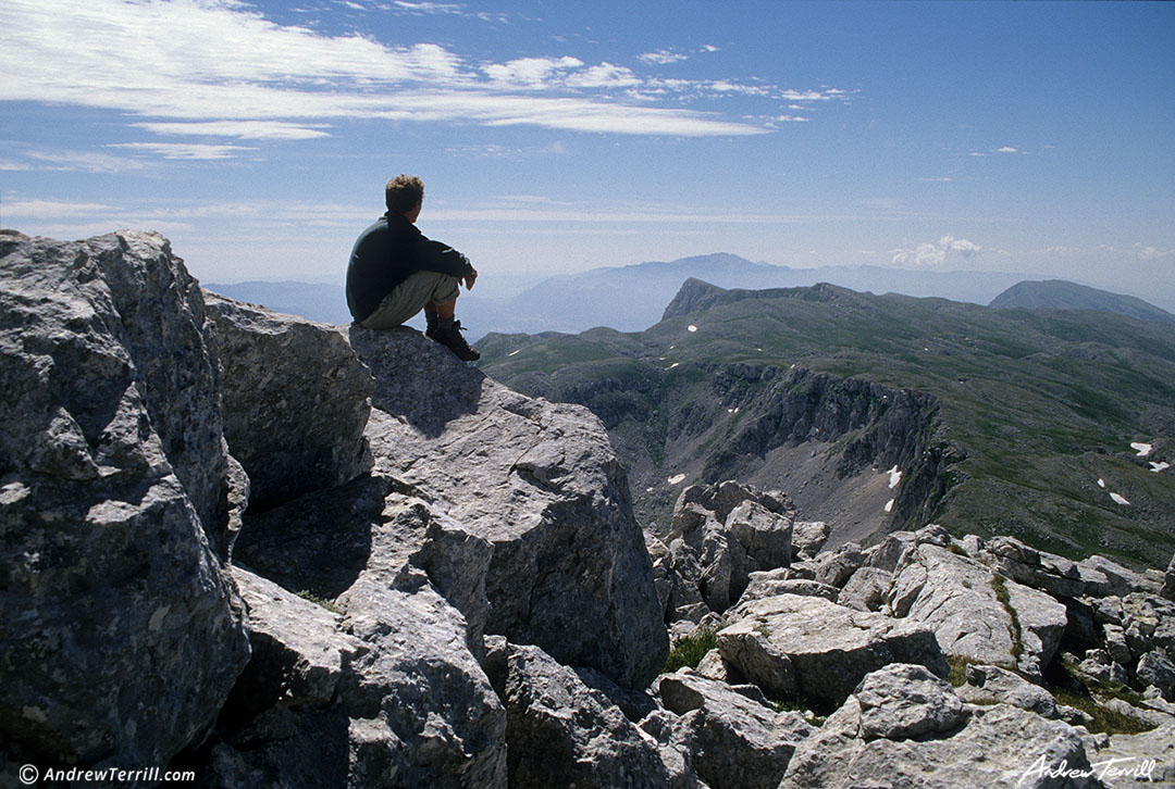 ridge in apennines italy june 1997
