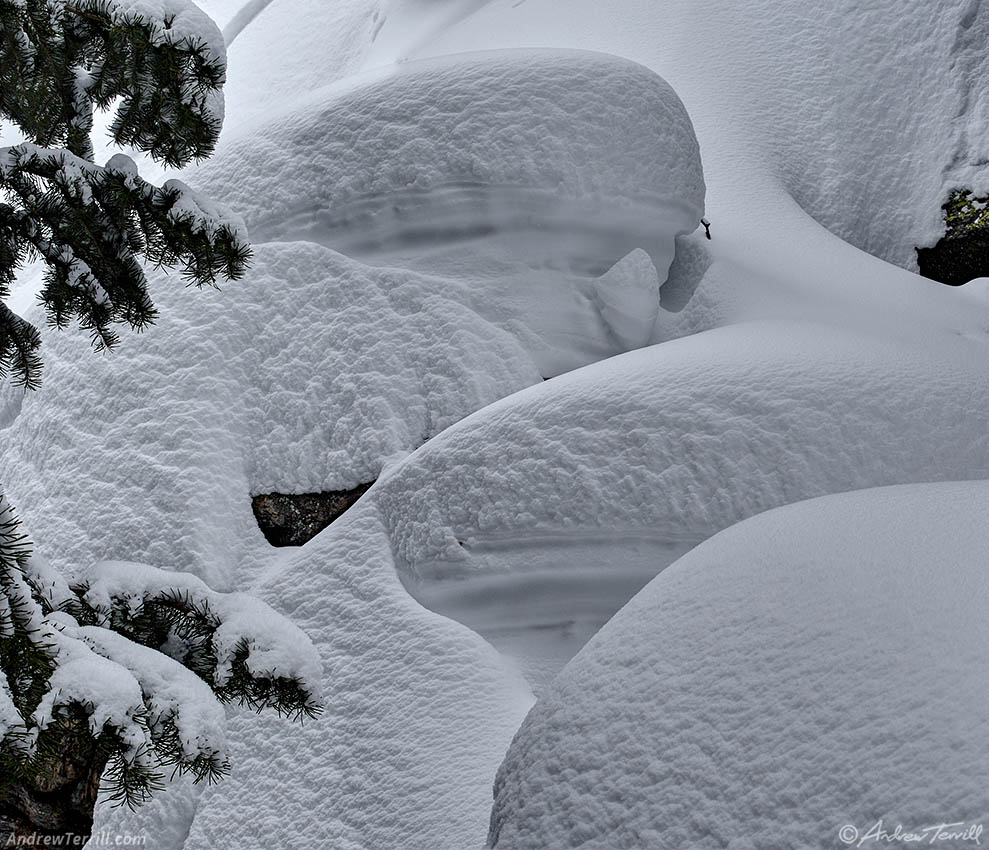 deep soft snow - Rocky Mountain National Park - 6 March 2026
