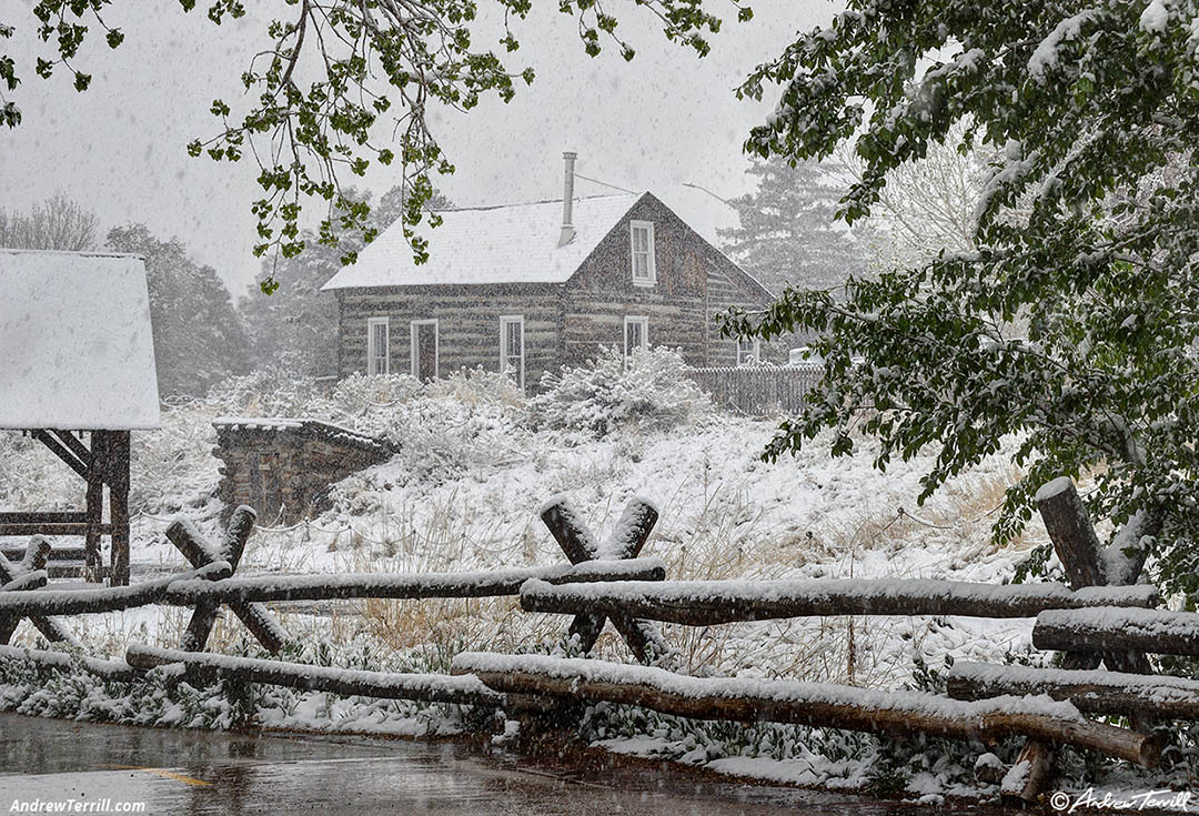 golden history park snow April 17 2026