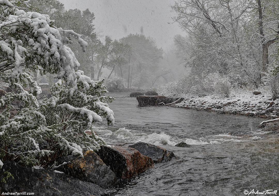 clear creek golden snow April 17 2026