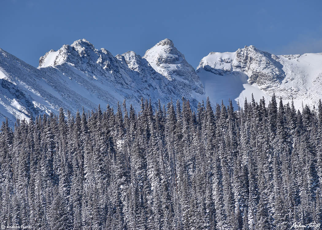 Niwot Ridge Navajo Peak Apache Peak and San Isabelle Glacier indian peaks wilderness colorado