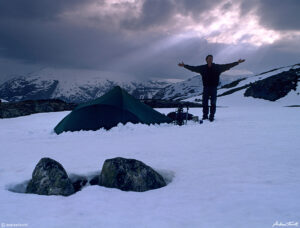 andrew terrill wild camp in the breheimen norway