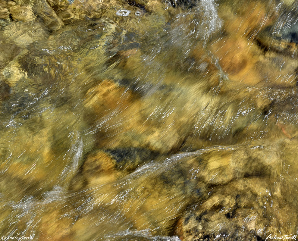 gold mountain stream rushing colorado