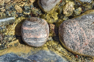 stones and rocks in mountain river