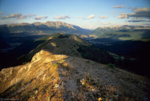 evening light monte lorio abruzzo apennines italy