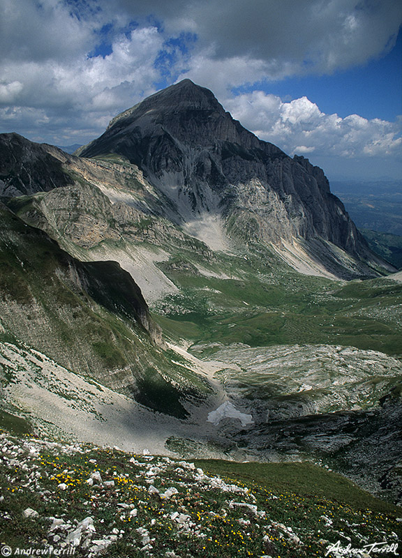 gran sasso d italia monte d intermesoli july 20 1997 abruzzo apennines