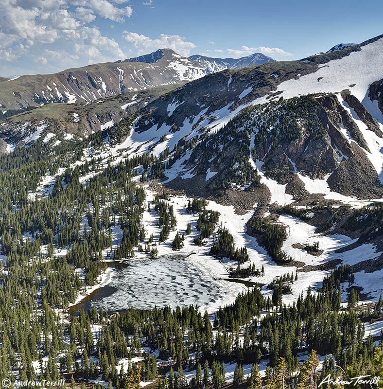 forest lake james peak wilderness colorado june