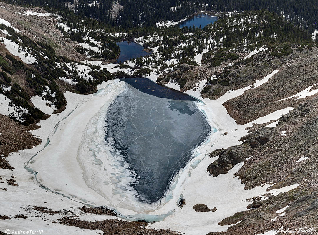 arapaho lake james peak wilderness ice colorado spring june 2021