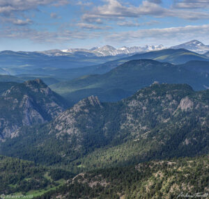 indian peaks wilderness and navajo peak seen from the distance