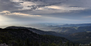 morning light over the front range foothills and lyons colorado