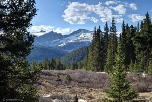 mount bierstadt in the colorado rocky mountains in spring