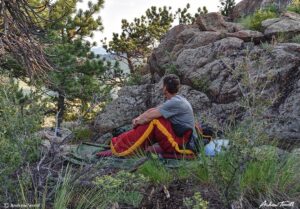 summer bivvy in colorado foothills