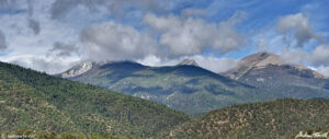 summer clearing clouds on sangre di cristo mountains