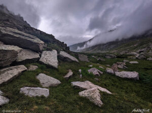 stormy evening in colorado high country