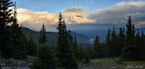 evening light front range colorado