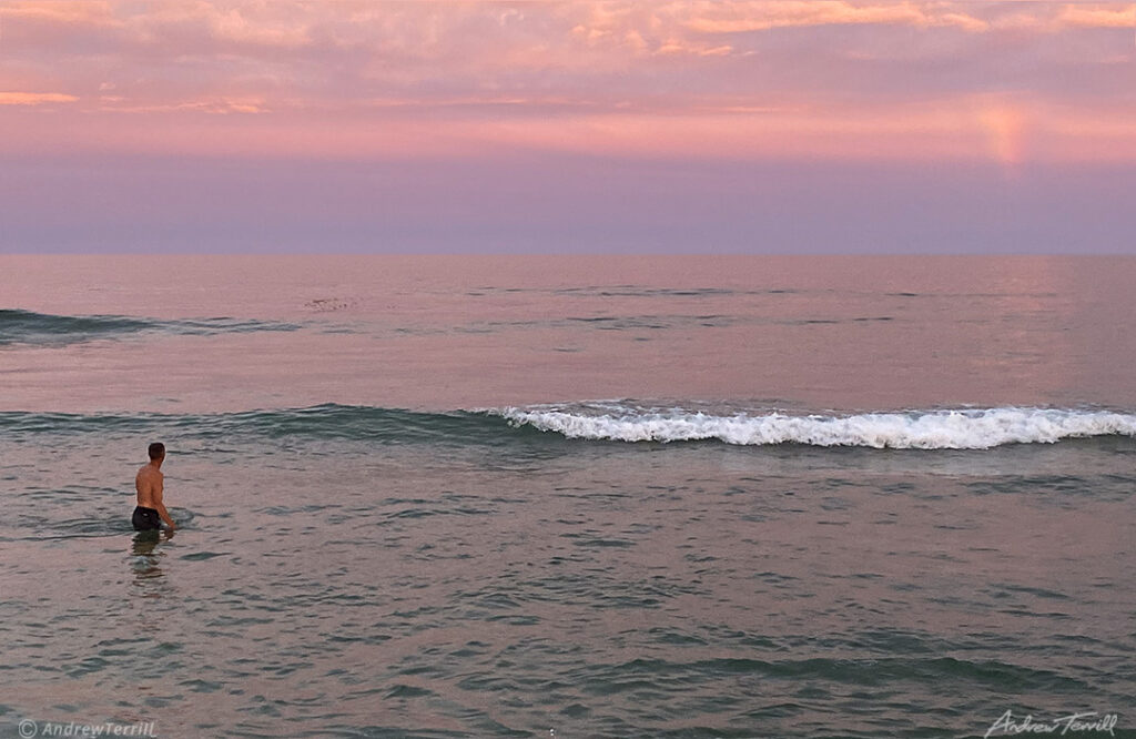 sunset at the Jersey shore august 2021