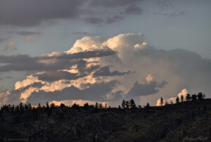 thundercloud above ridge colorado summer