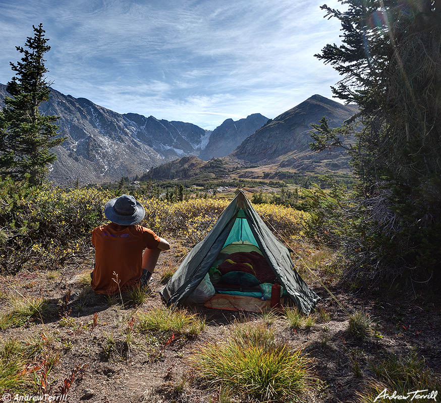 wild camp in indian peaks wilderness colorado