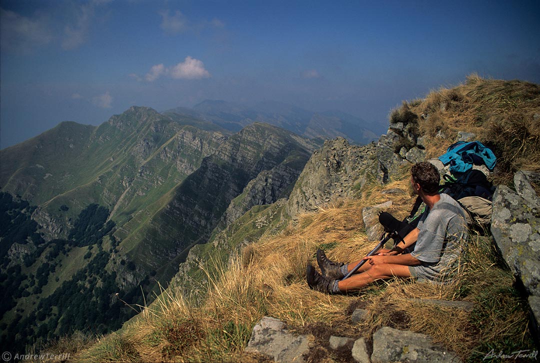 on the crinale northern apennines italy August 1997