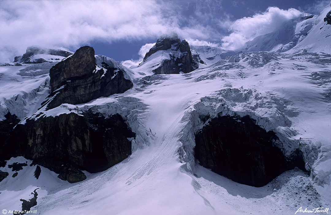 glaciers near the hohturli pass above kandersteg switzerland alps