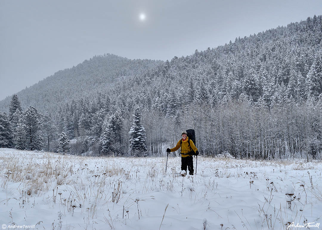  andrew terrill in colorado cold winter day with snow