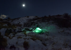 Moonlit camp jan 8 2022