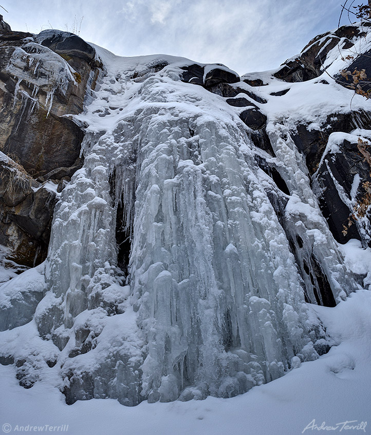 frozen waterfall golden colorado