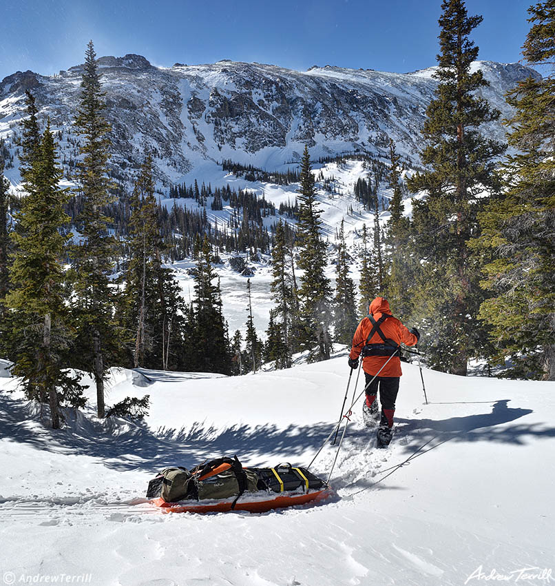 igloo ed heading toward lake haiyaha