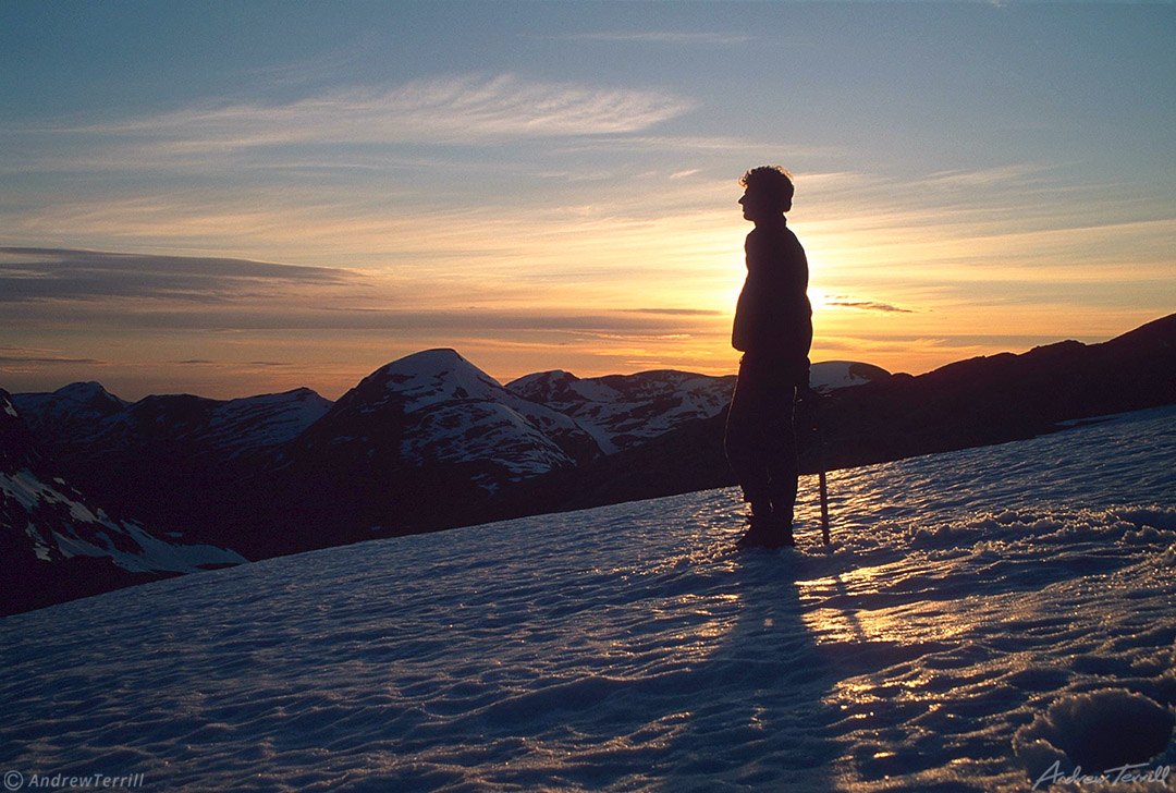 Andrew Terrill in Trollheimen Mountains Norway