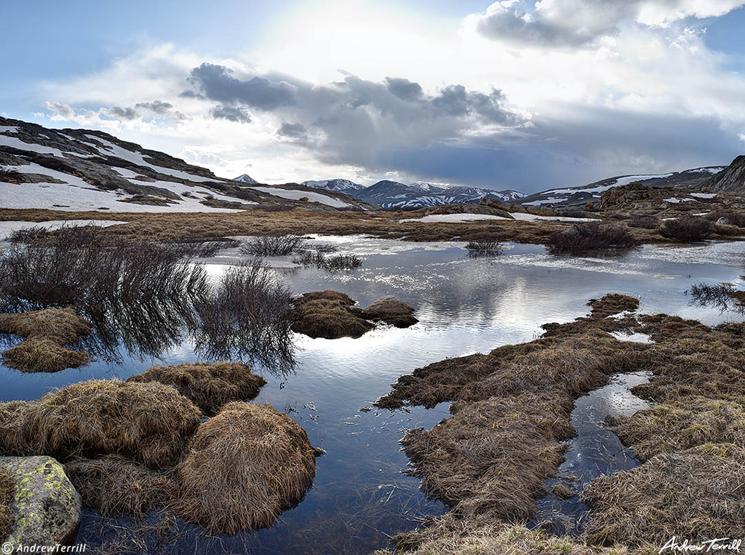 lake and snow near guanella pass colorado june 2022