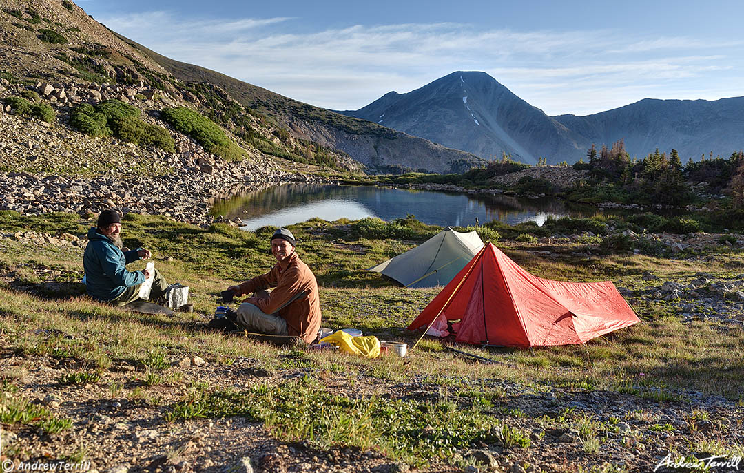 in camp Aug 29 2019 Colorado chris townsend andrew terill