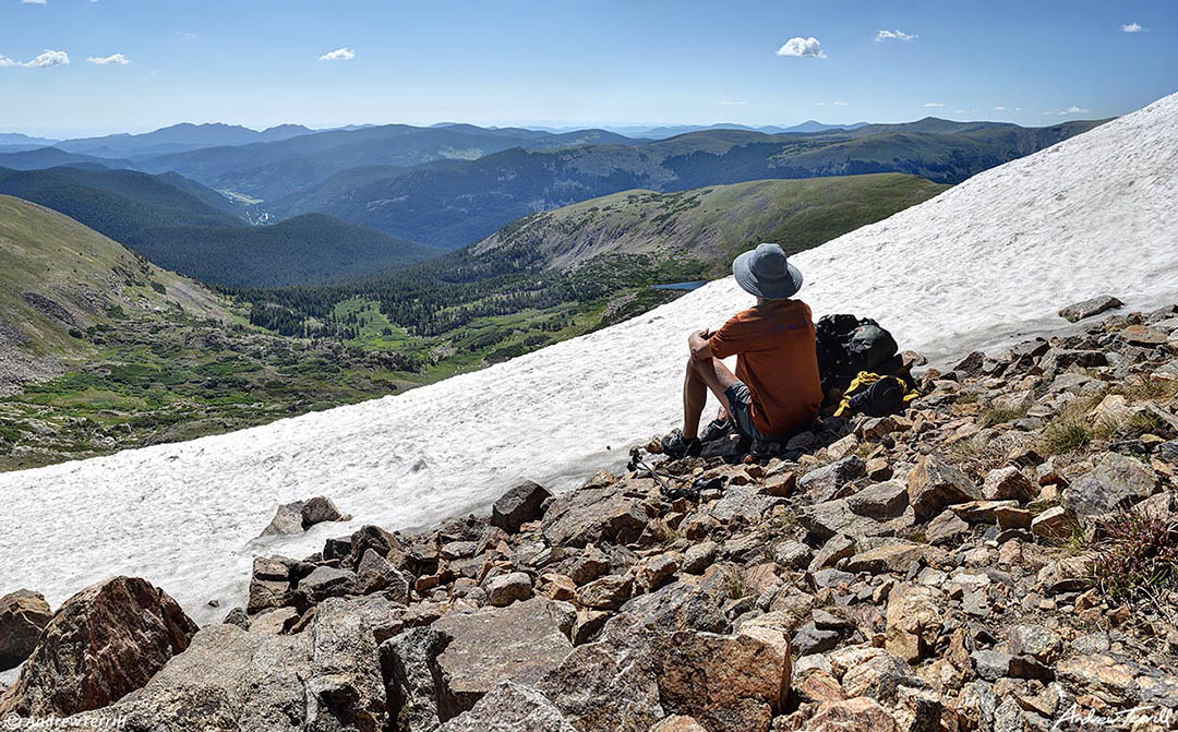 James Peak Wilderness Colorado looking east from continental divide august 11 2022