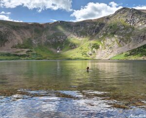 James Peak Wilderness Colorado Heart Lake wild swim august 11 2022