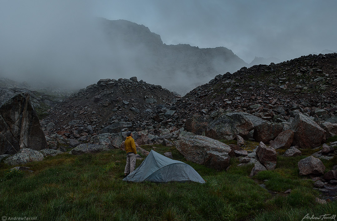 shifting mist at wild camp colorado august-26-2022