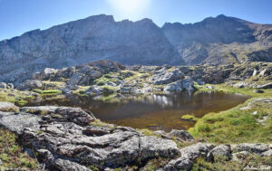 mountain pool beneath mt bierstadt colorado 27 august 2022