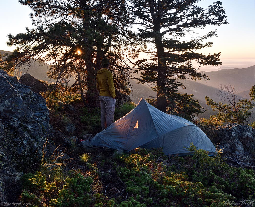 sunrise wild camp colorado foothills september 11 2022