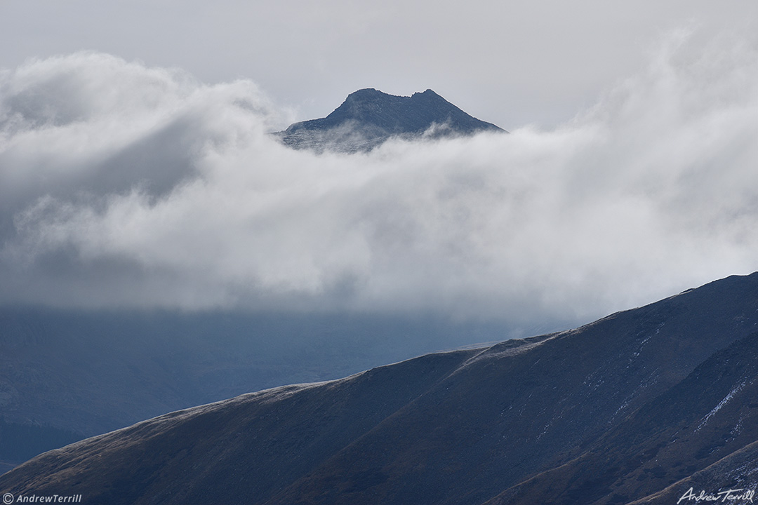 Murray Lake Camp mount evans mount blue sky above the clouds 10-16-22