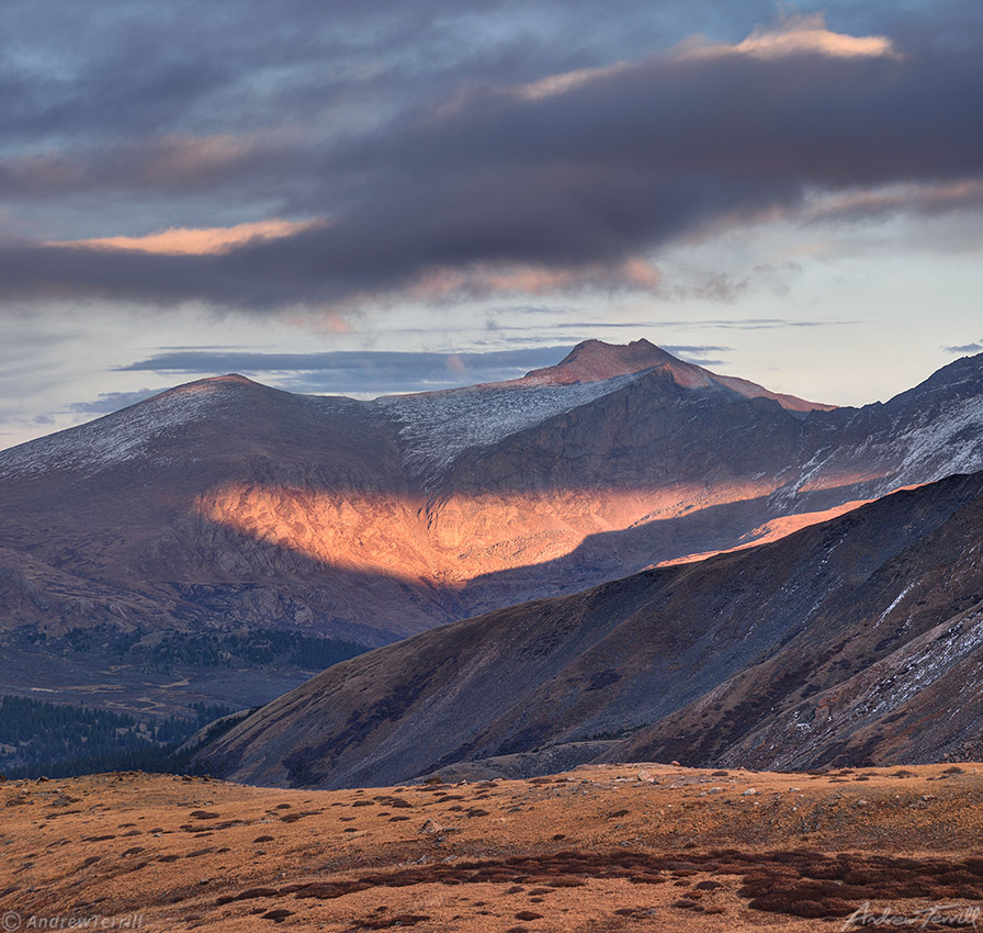 Mount Evans Mount Blue Sky evening light