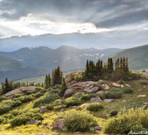 sunbeams guanella pass mount evans mount blue sky