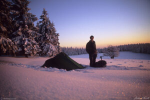 wild camp in germany along the rennsteig