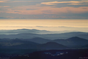 bohemian forest bavaria germany winter mountains