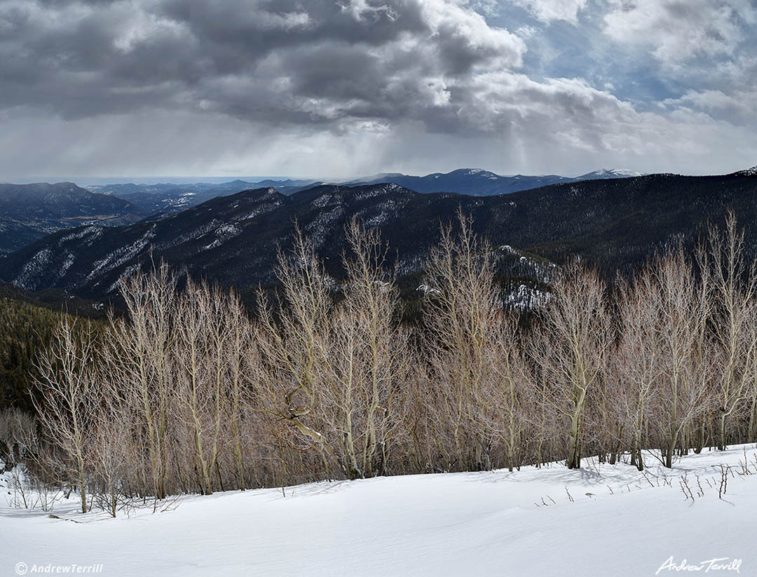 aspen snow and clouds march 3 2023