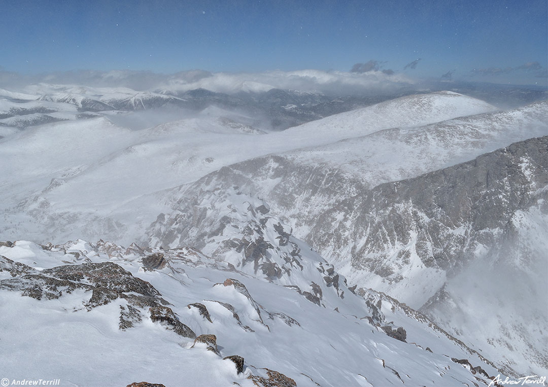 011 spindrift on sawtooth ridge seeb from the summit of mount bierstadt colorado