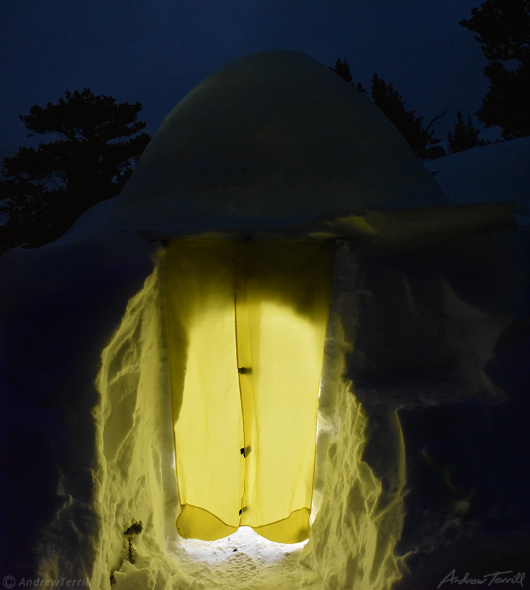 igloo glowing in the night march 26 2023