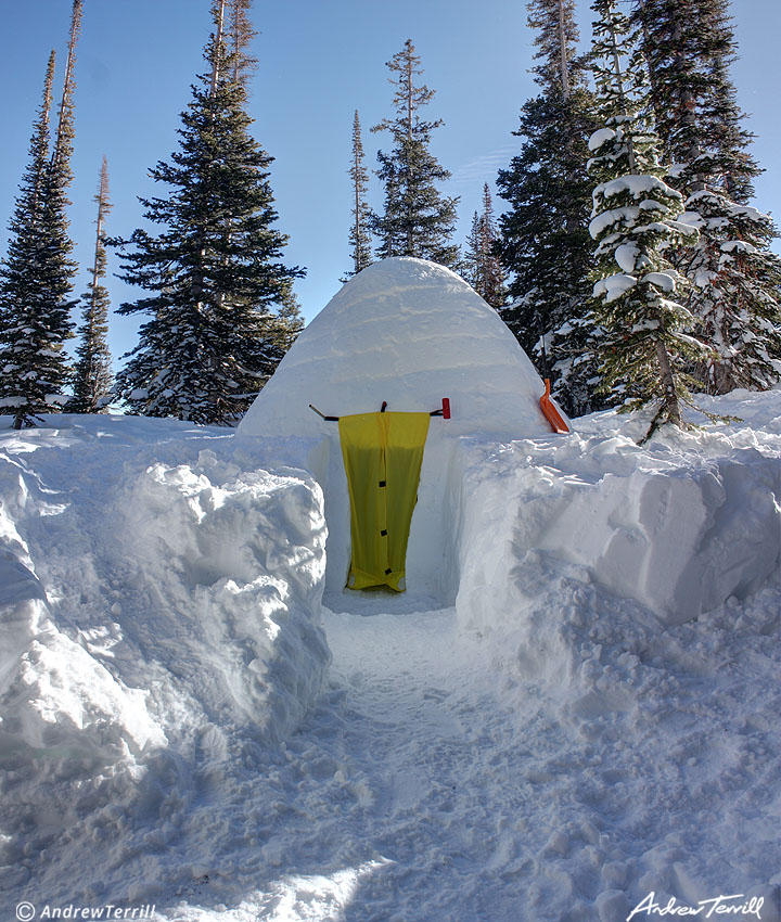 igloo colorado winter mountains