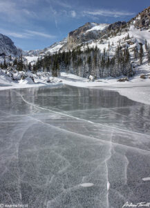 lake haiyaha rocky mountain national park winter