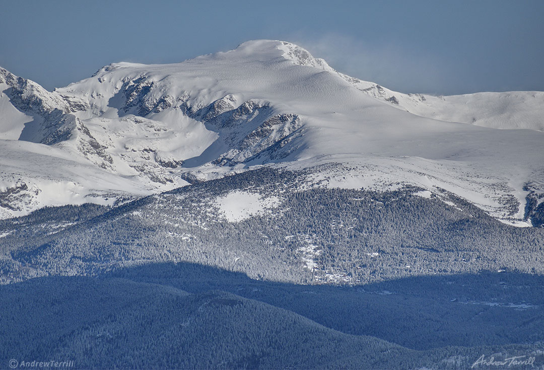 James Peak Wilderness Front Range Continental Divide Winter Snow