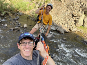 Tyrolean Traverse clear creek canyon July 18 2023