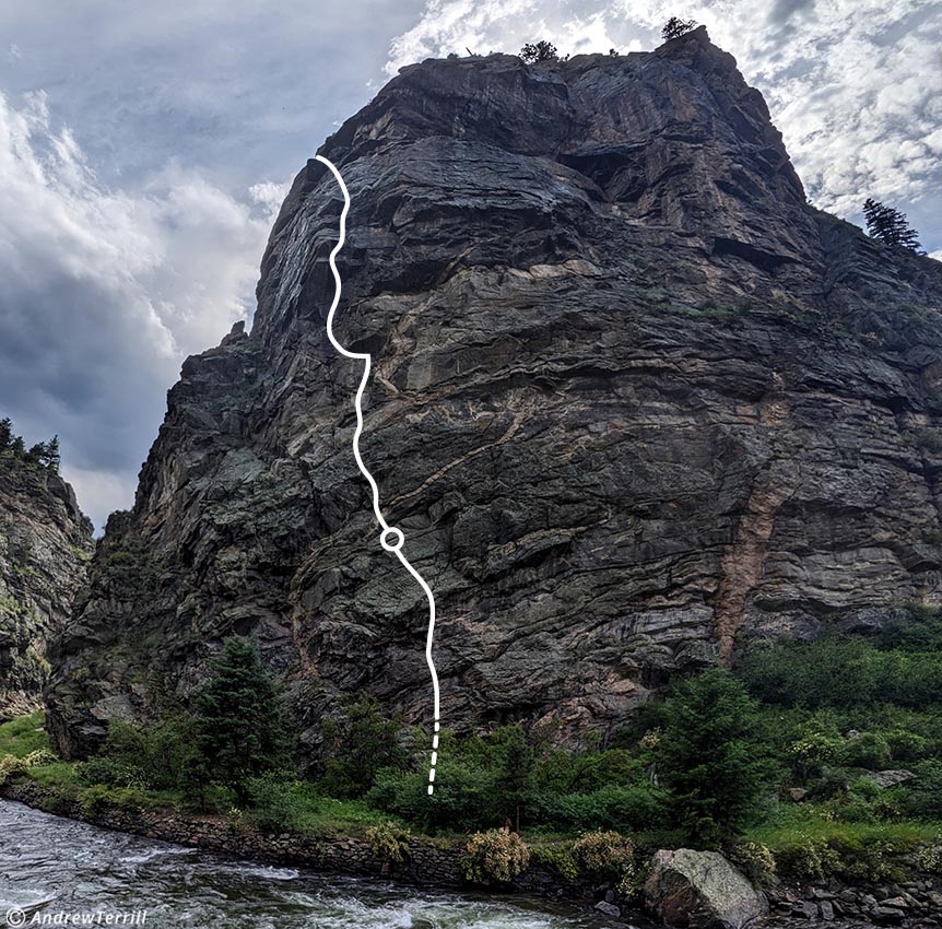  Mission Wall Route Clear Creeek Canyon photo Andrew Terrill