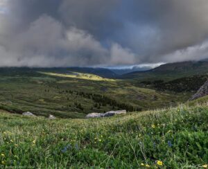 Morning clouds Guanella Pass - 8 July 2023